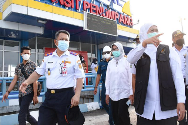 Genjot Kinerja Pelabuhan Paciran, Gubernur Khofifah Minta Ada Penambahan Terminal Kargo