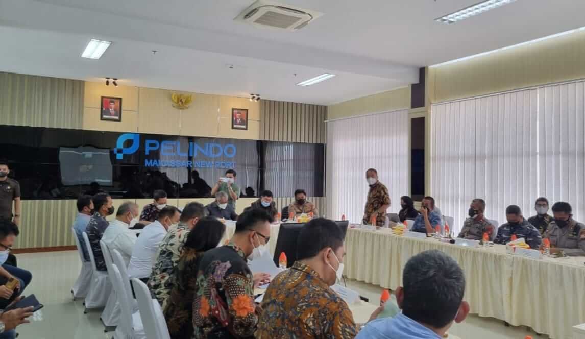 Pengadaan Lahan Jalan Akses Makassar New Port Mendesak, Kepala Staf Kepresidenan Rakor bersama Pelindo